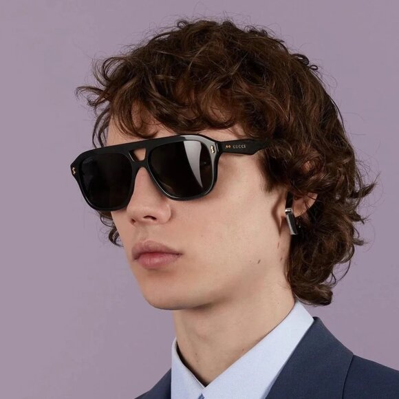 NWT Gucci Aviator Sunglasses - GG1263S 001 UNISEX - Picture 14 of 14